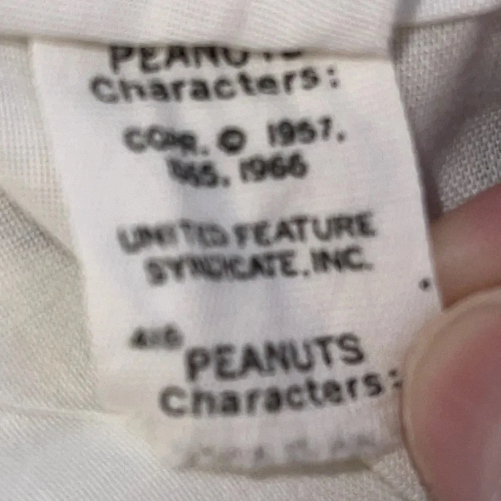 Vintage 1970s Peanuts Soccer Tennis Pillowcase snoopy Woodstock peppermint patty